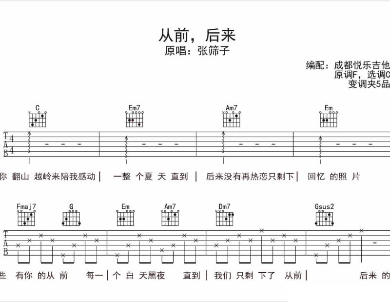 《Here s To Love》吉他谱_彭靖惠