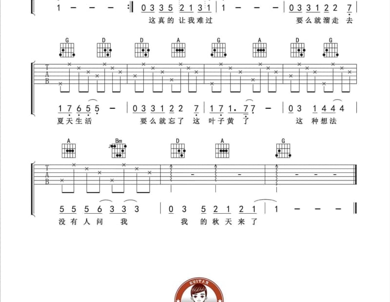 《囚鸟》吉他谱_彭羚
