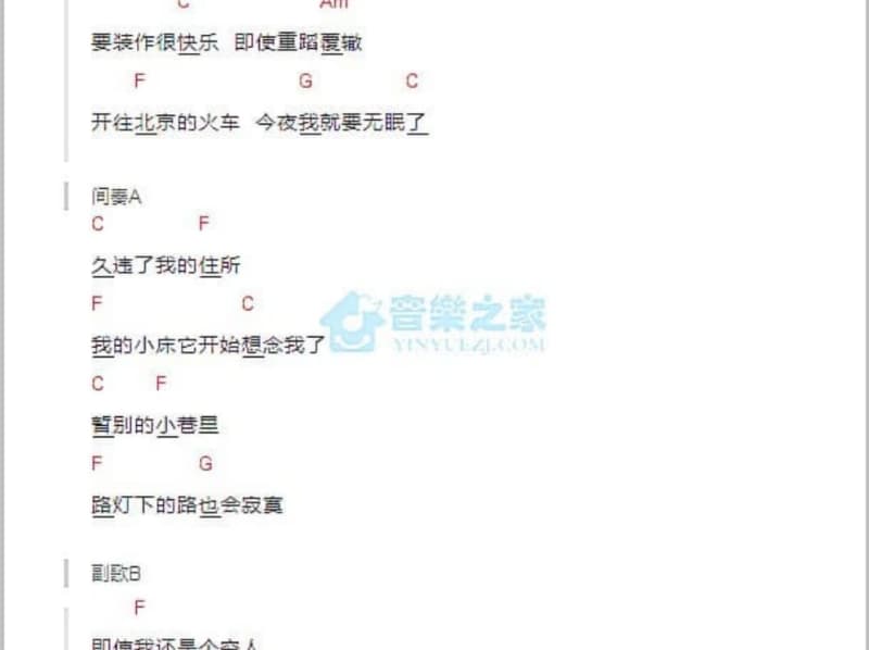 《梦回云南》吉他谱_白玛多吉