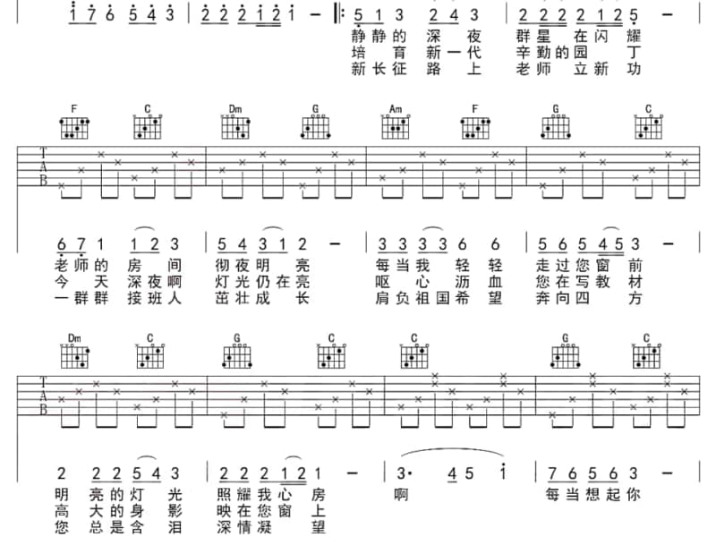 《米斯特闷先生》吉他谱_齐天叁喜