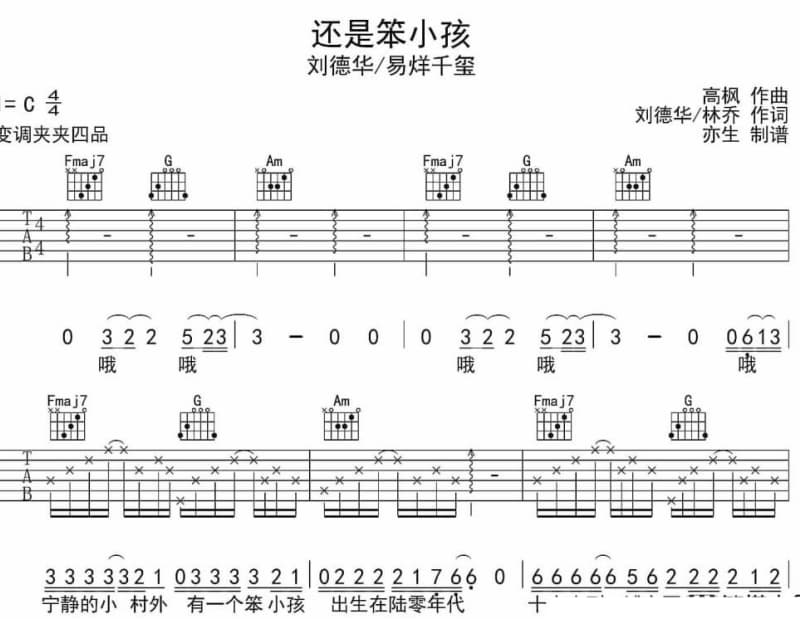 《红尘来去》吉他谱_半吨兄弟