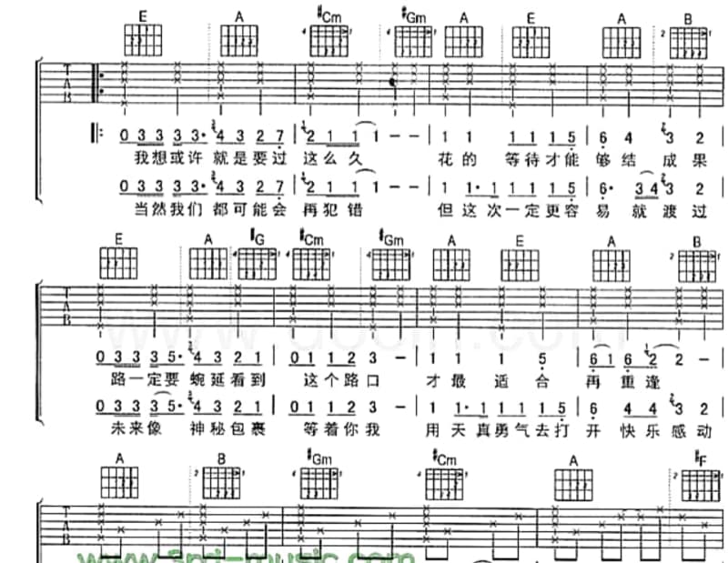 《tao》吉他谱_恰克与飞鸟[chage / aska]