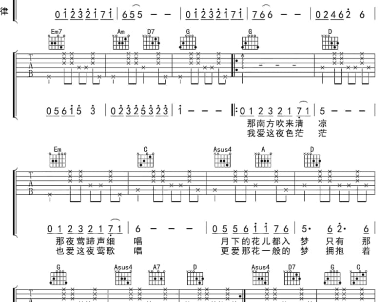 《当我想你的时候》吉他谱_千百惠