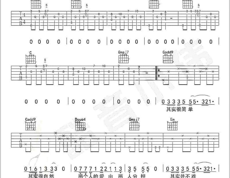 《花儿为什么这样红》吉他谱_清馨组合