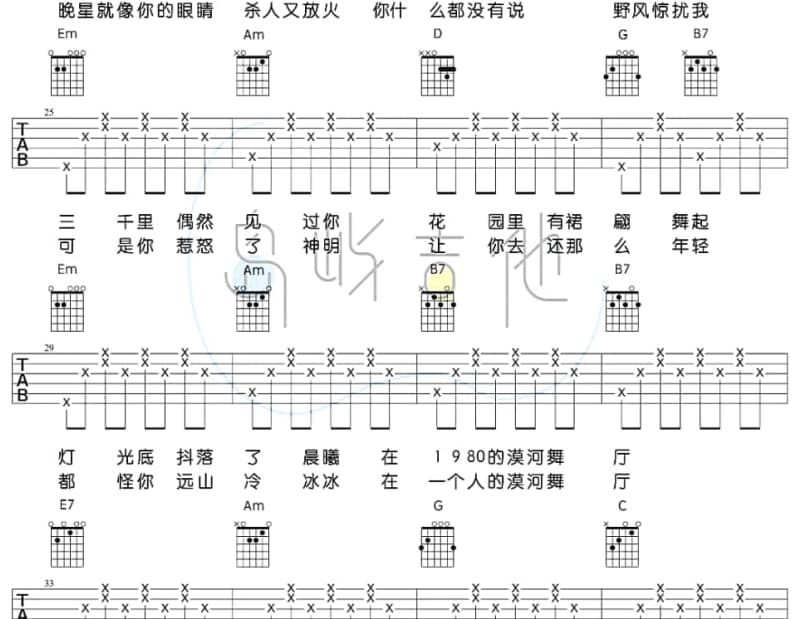 《谁伴我闯荡》吉他谱_Beyond