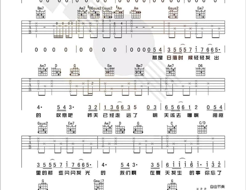 《再出发》吉他谱_任贤齐