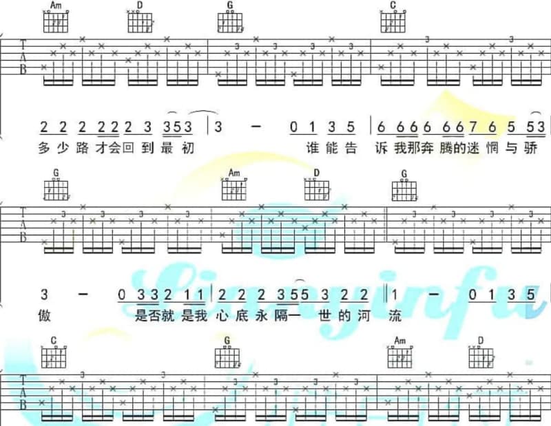 《Lovin u》吉他谱_容祖儿