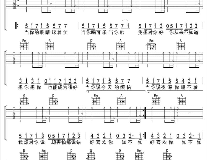《S.O.S.》吉他谱_容祖儿