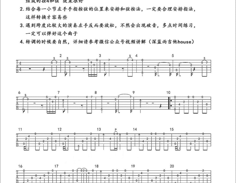 《布谷鸟大反击》吉他谱_容祖儿