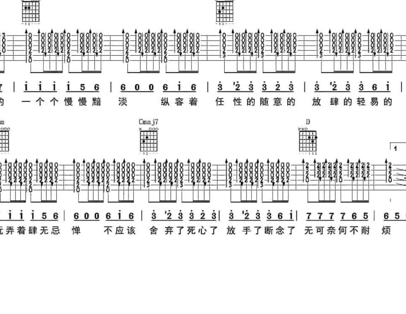 《Last Train Home》吉他谱_伤心欲绝