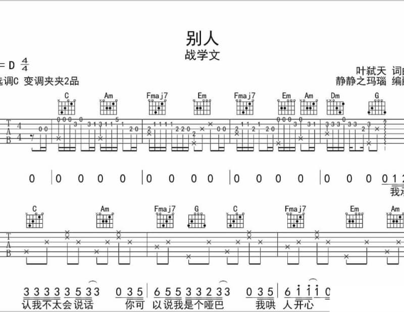 《我知道我变漂亮了》吉他谱_石欣卉