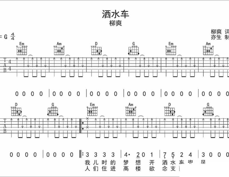 《我会在那里跟你说再见》吉他谱_丝袜小姐