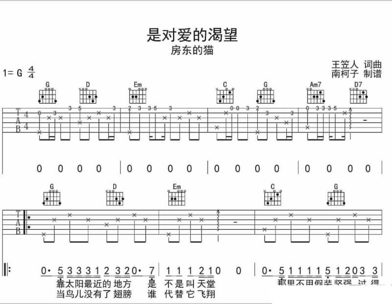 《无泪的遗撼》吉他谱_Beyond