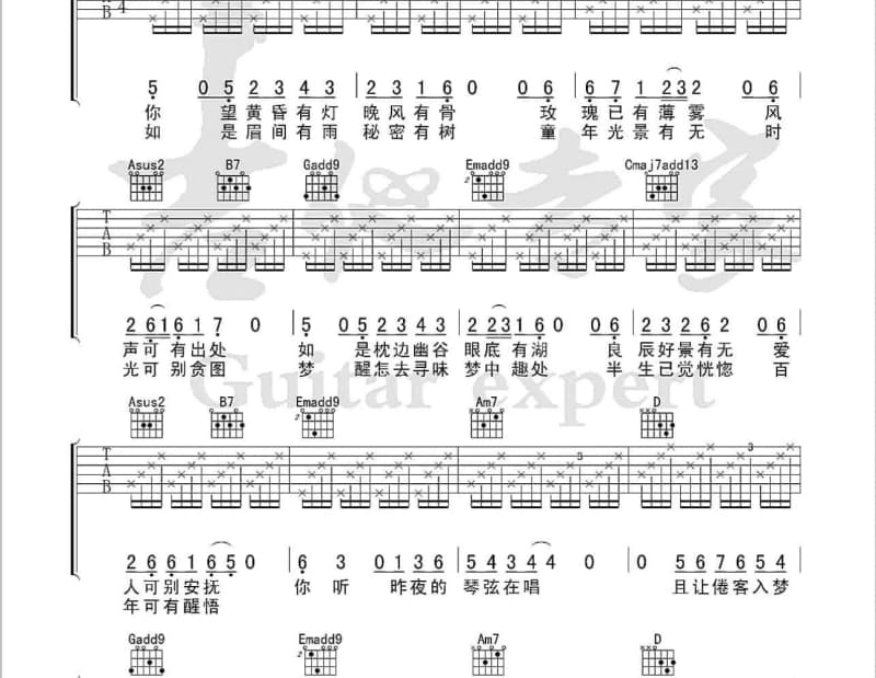 《飞女正传》吉他谱_孙耀威