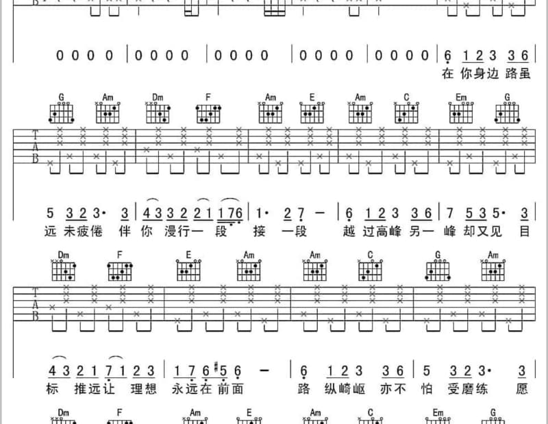 《心要让你听见》吉他谱_邰正宵