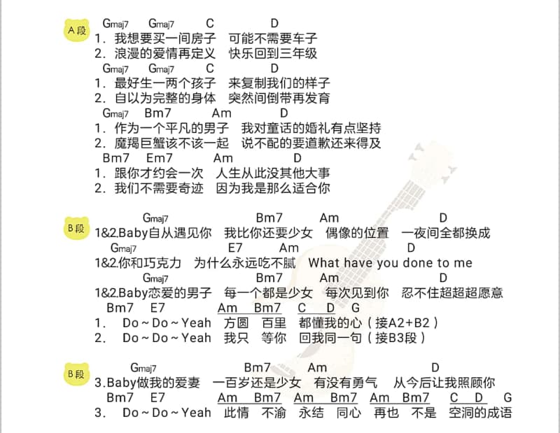 《小丑》吉他谱_泰迪罗宾