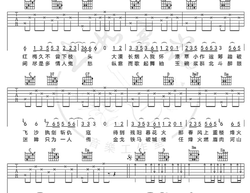 《触电》吉他谱_4 In Love