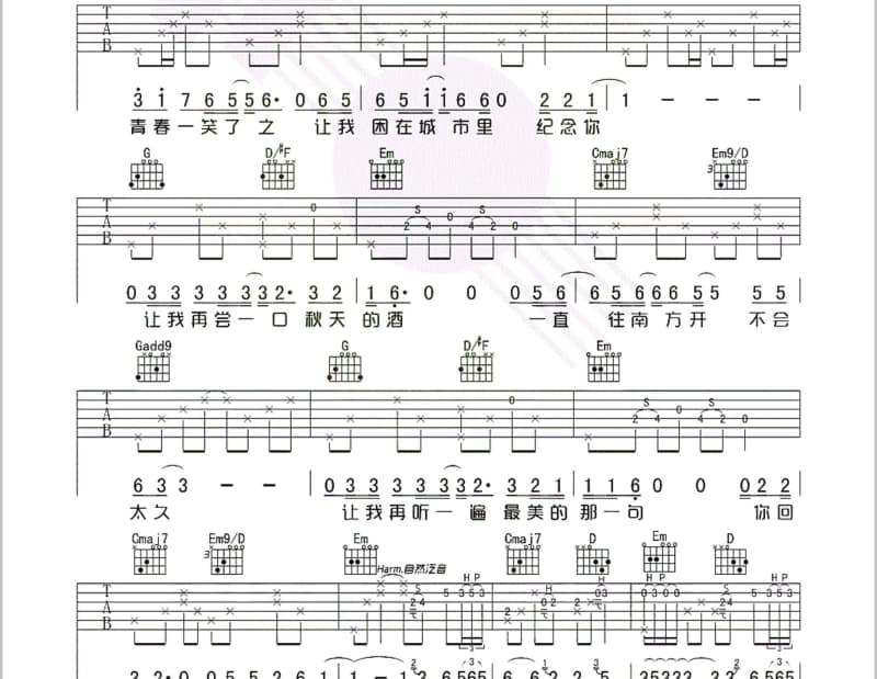 《有娘叫最幸福》吉他谱_陶建阿成