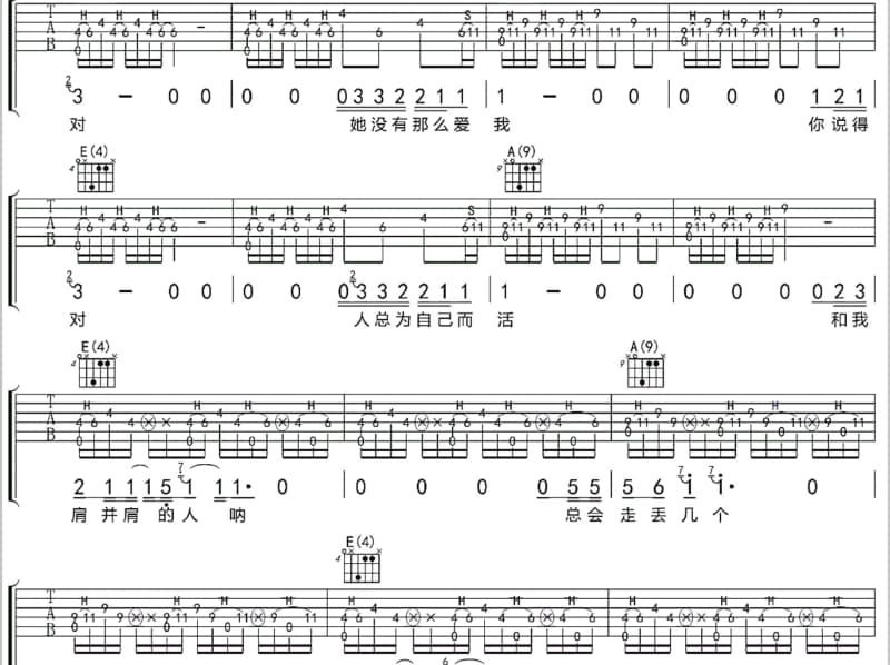 《谜》吉他谱_李上安