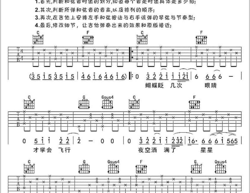 《王菲 心经 13forever》吉他谱_王菲