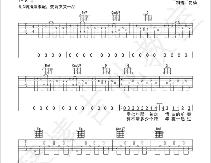 《期待》吉他谱_王瑞霞