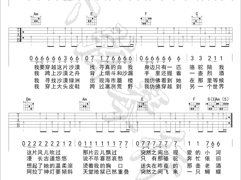《是不是，懂不懂》吉他谱_李天华