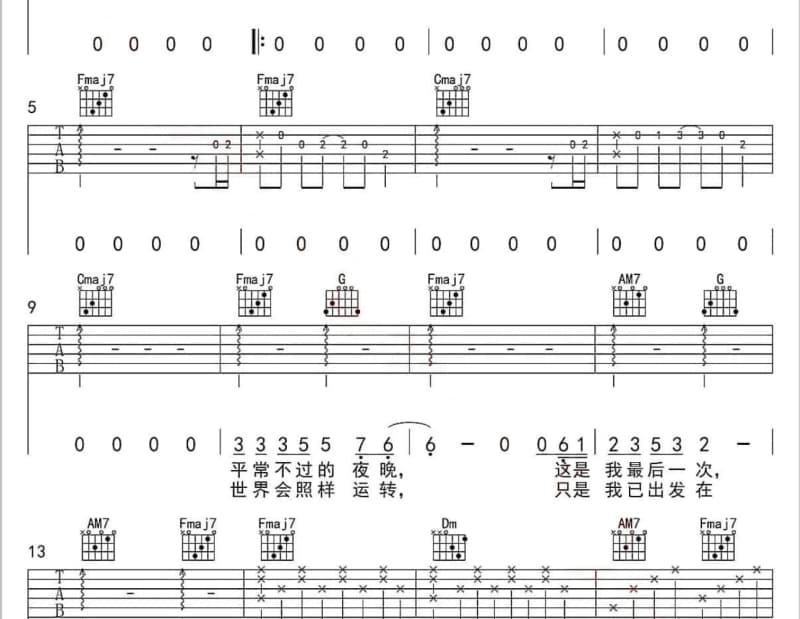 《Time in a bottle》吉他谱_王若琳