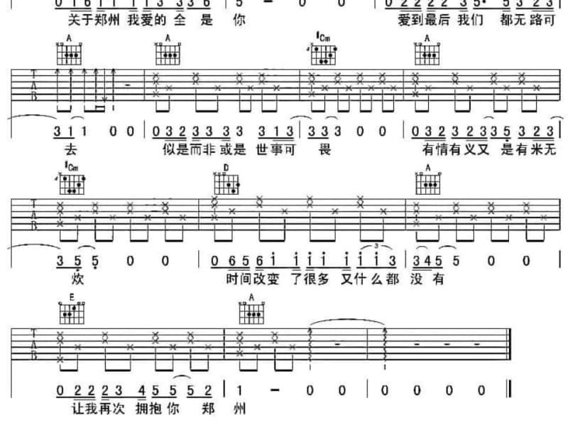 《手》吉他谱_王菀之