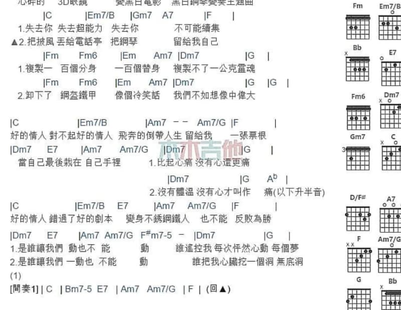 《有你就是家》吉他谱_王岩