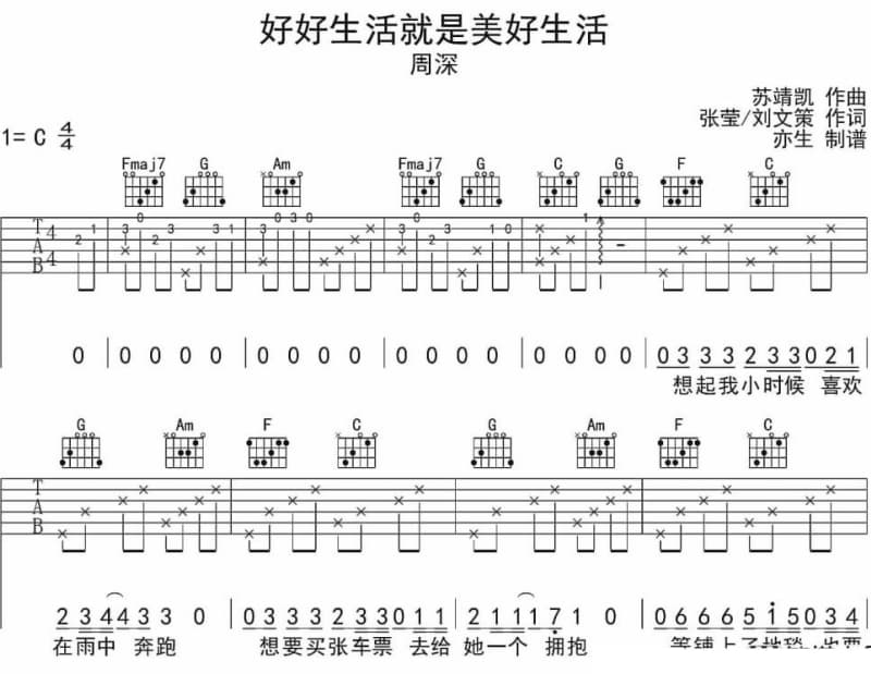 《不敢哭》吉他谱_温兆伦