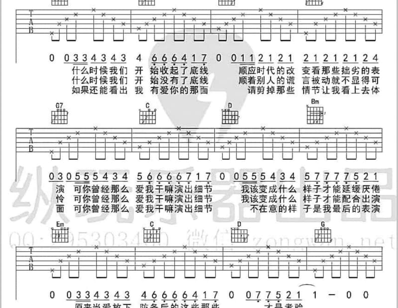 《夜市人生》吉他谱_翁立友