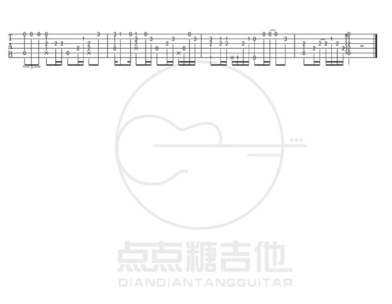《人生如梦》吉他谱_巫启贤