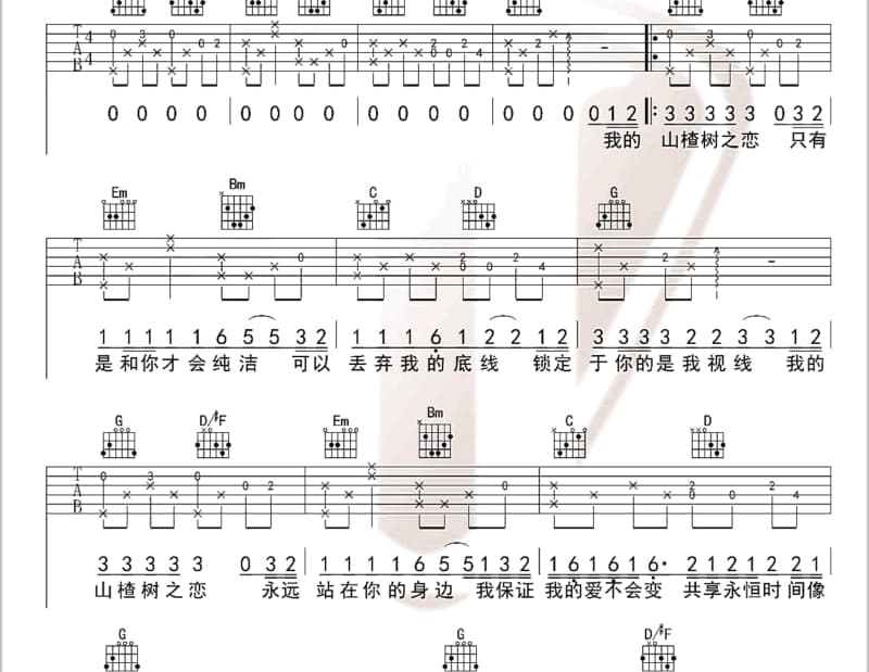 《I Don't Wanna Lose You》吉他谱_吴建豪