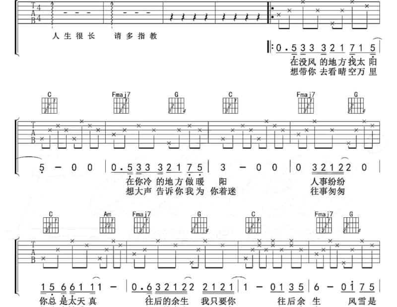 《如果声音不记得》吉他谱_吴青峰