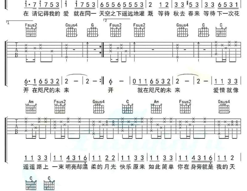 《If I Ain t Got You》吉他谱_吴雨霏