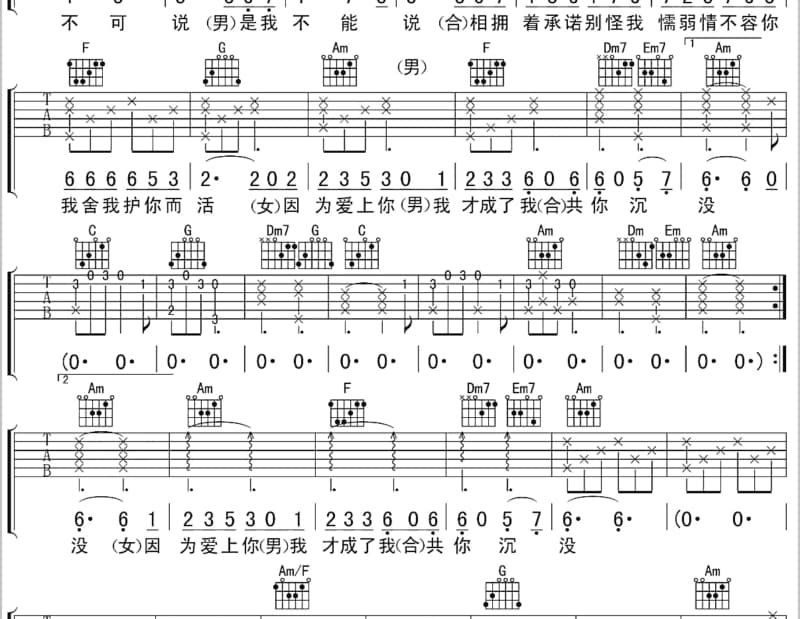 《在这一秒》吉他谱_五月天