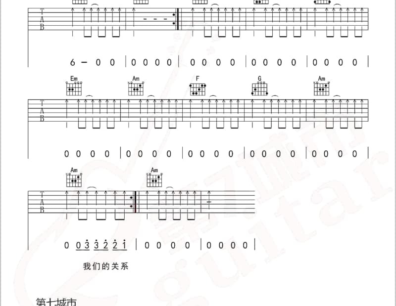 《浪人情歌2》吉他谱_伍佰