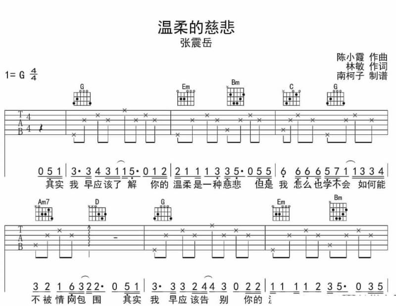 《痴情咁有路用》吉他谱_向蕙玲
