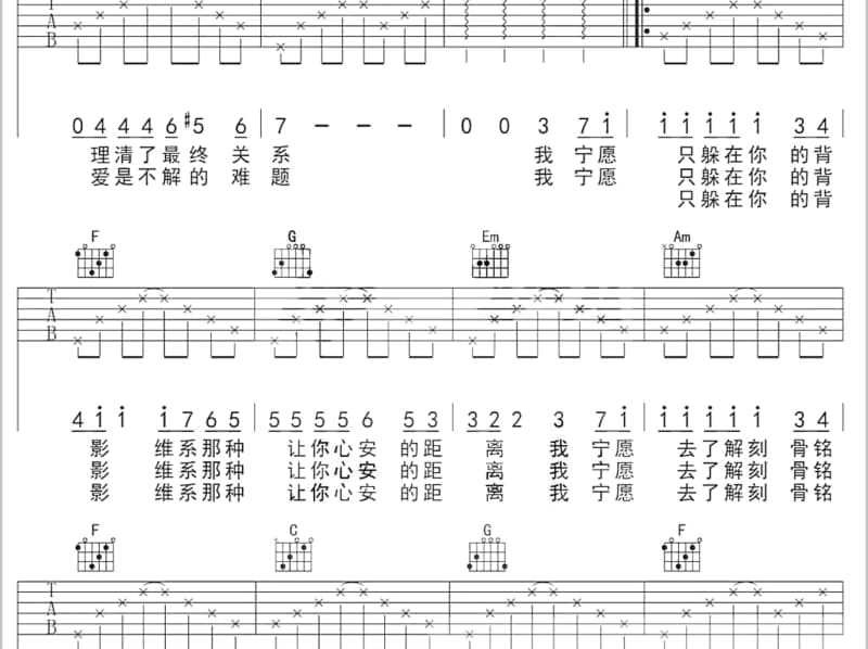 《月光也笑我傻》吉他谱_李小马飞