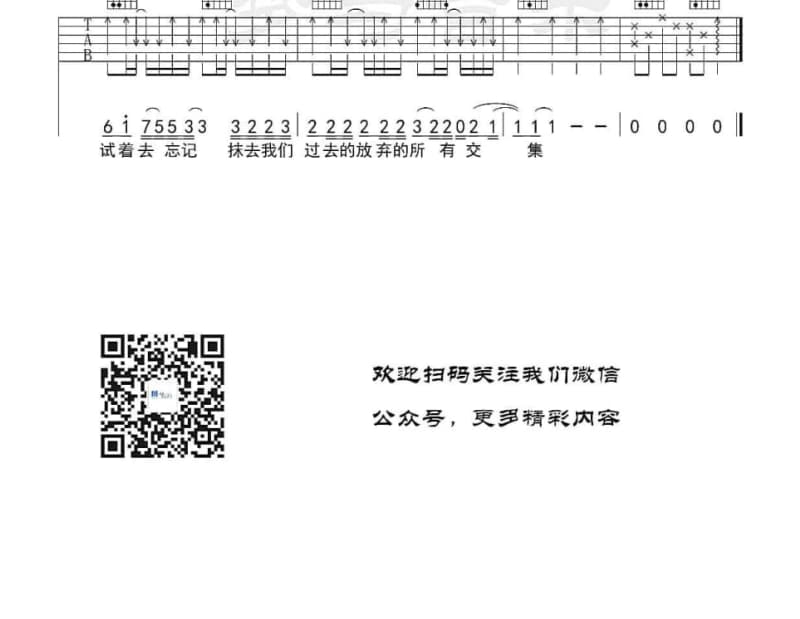 《近视》吉他谱_谢霆锋