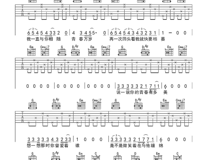 《My Dear You》吉他谱_辛晓琪