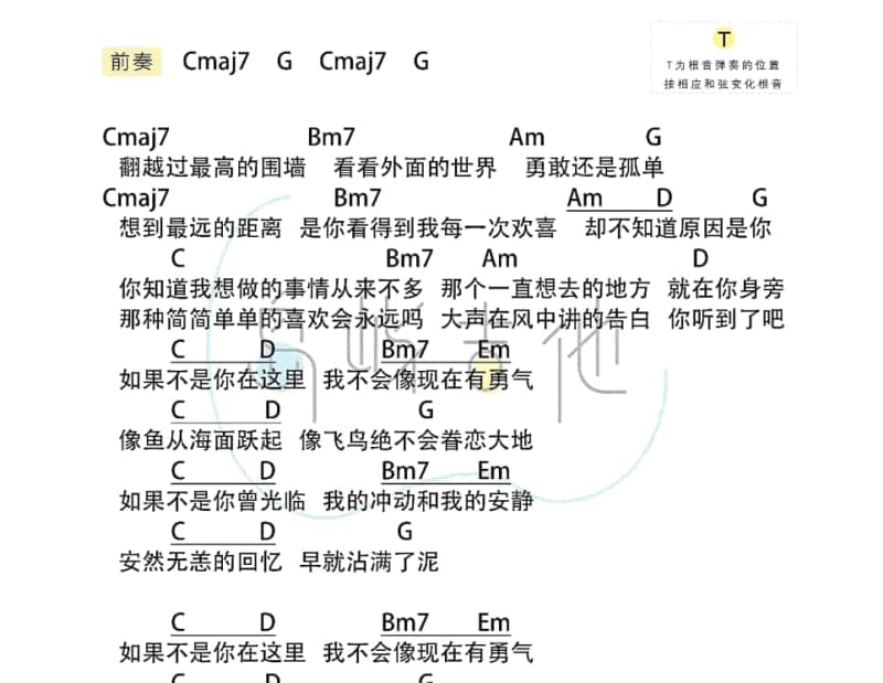 《情有独钟》吉他谱_辛晓琪