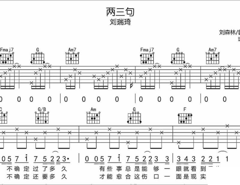 《为幸福而来》吉他谱_辛晓琪