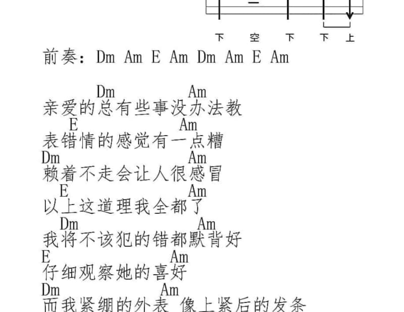 《我好希望未来不来》吉他谱_新裤子