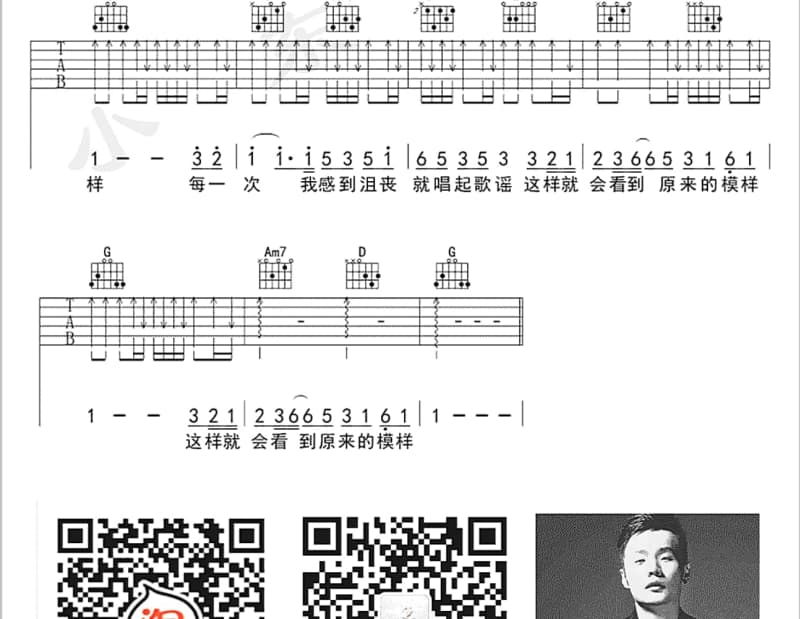 《风骨》吉他谱_信