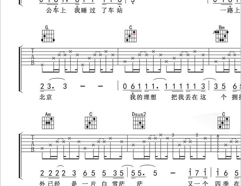 《致命的玩笑》吉他谱_许晨逸/刘歆婷