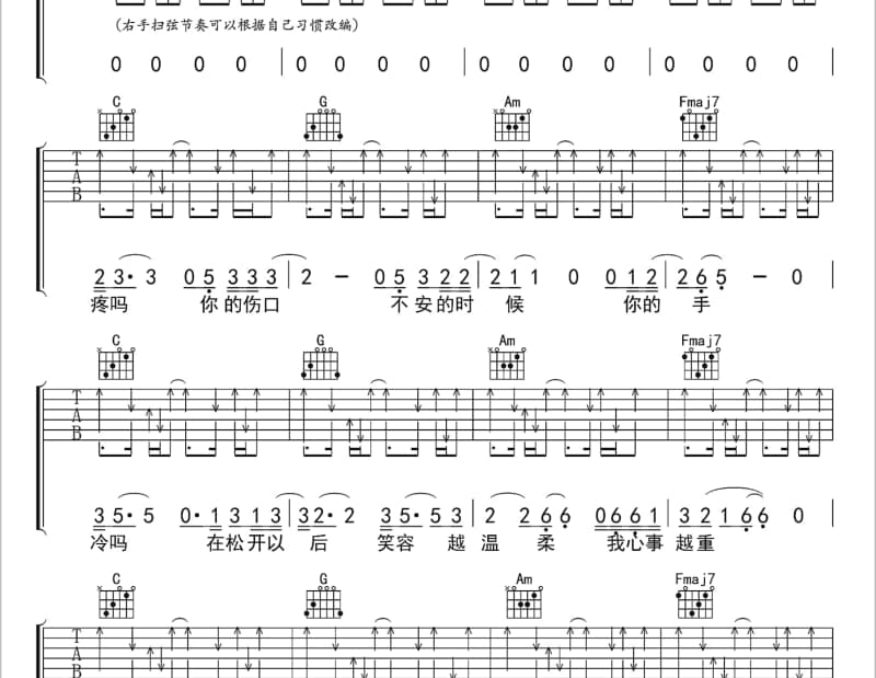 《浪子心声》吉他谱_许冠杰