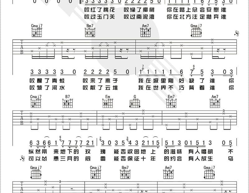 《甜密的往事》吉他谱_许冠杰
