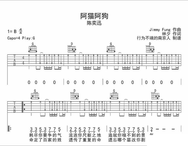 《爱的心态》吉他谱_许茹芸