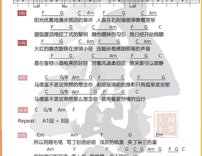 《我们一起睡觉》吉他谱_许哲珮